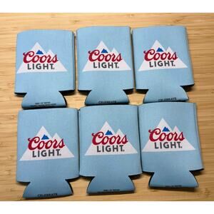 COORS LIGHT BEER 12oz CAN KOOZIE / COOZIE 6 Pack